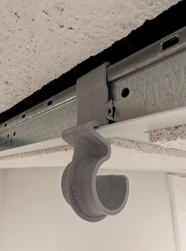Miniatura 4 do modelo 3D Hanging Hook for Drop Ceiling
