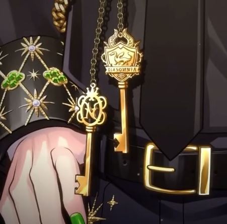 Twisted Wonderland 5th Anniversary Blazing Jewels Uniform Keys - Twisted Wonderland - MSLA ONLY