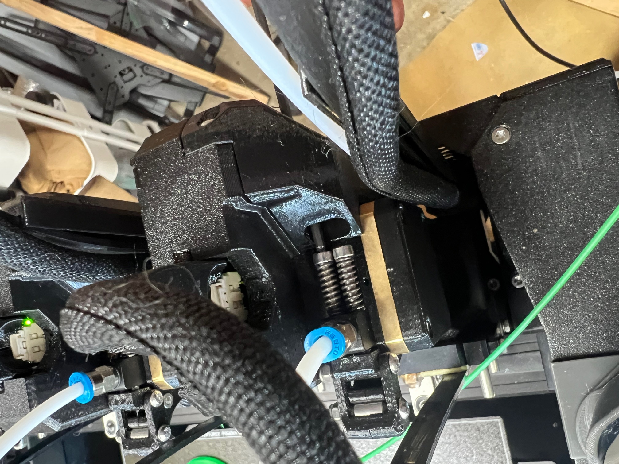 Nextruder Dwarf Cover Door mod for accessing idler screws