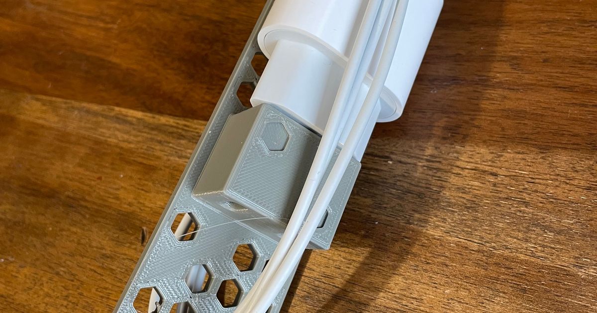 Phone Charger Organizer by x13a | Download free STL model | Printables.com