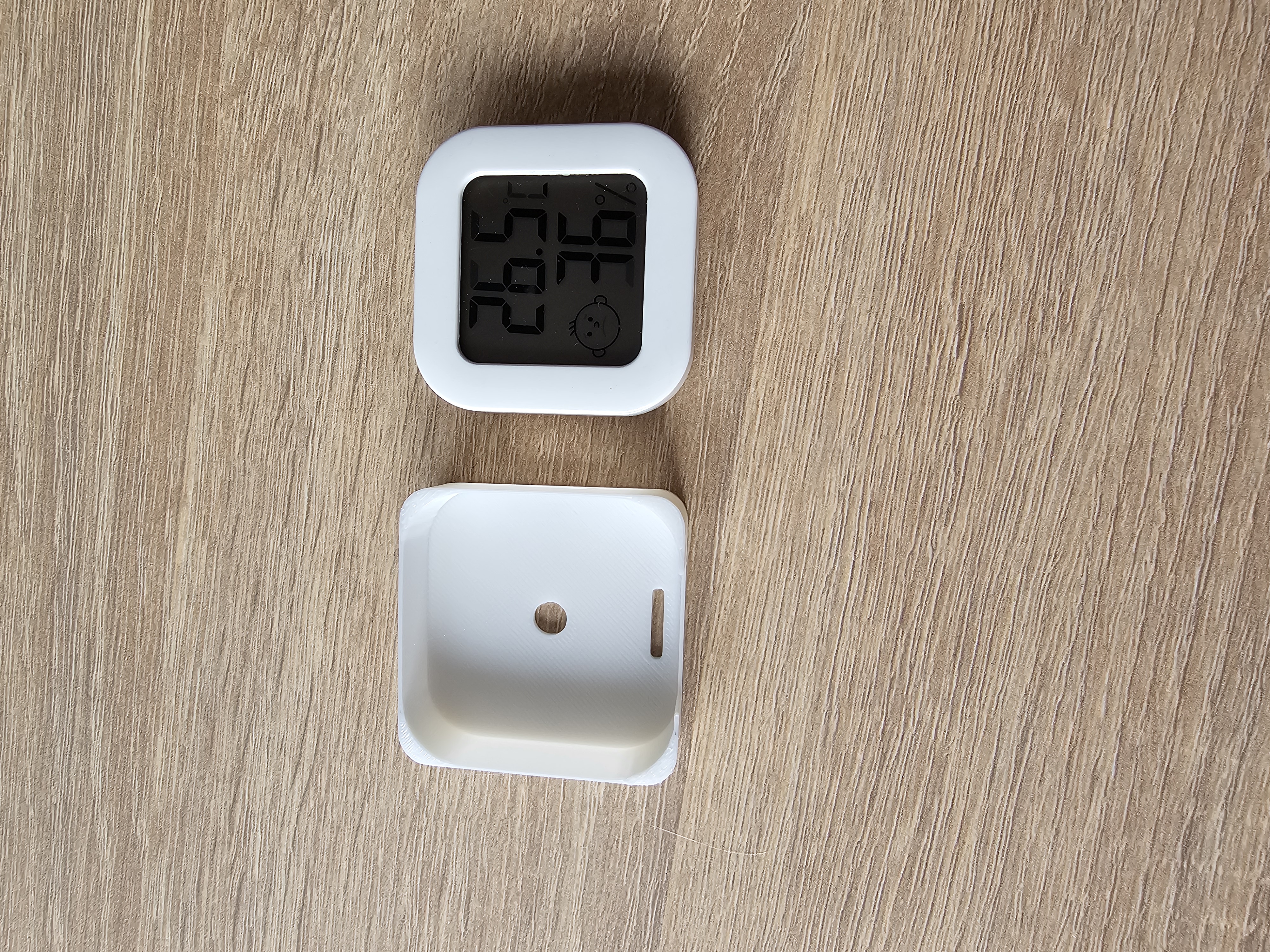 Držák teploměru z Temu /  Thermometer holder from temu