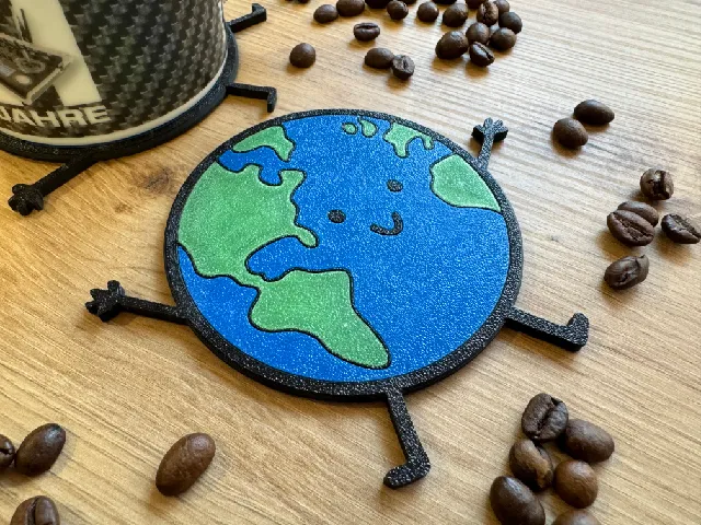 Coaster "Happy Planet Earth" No MMU