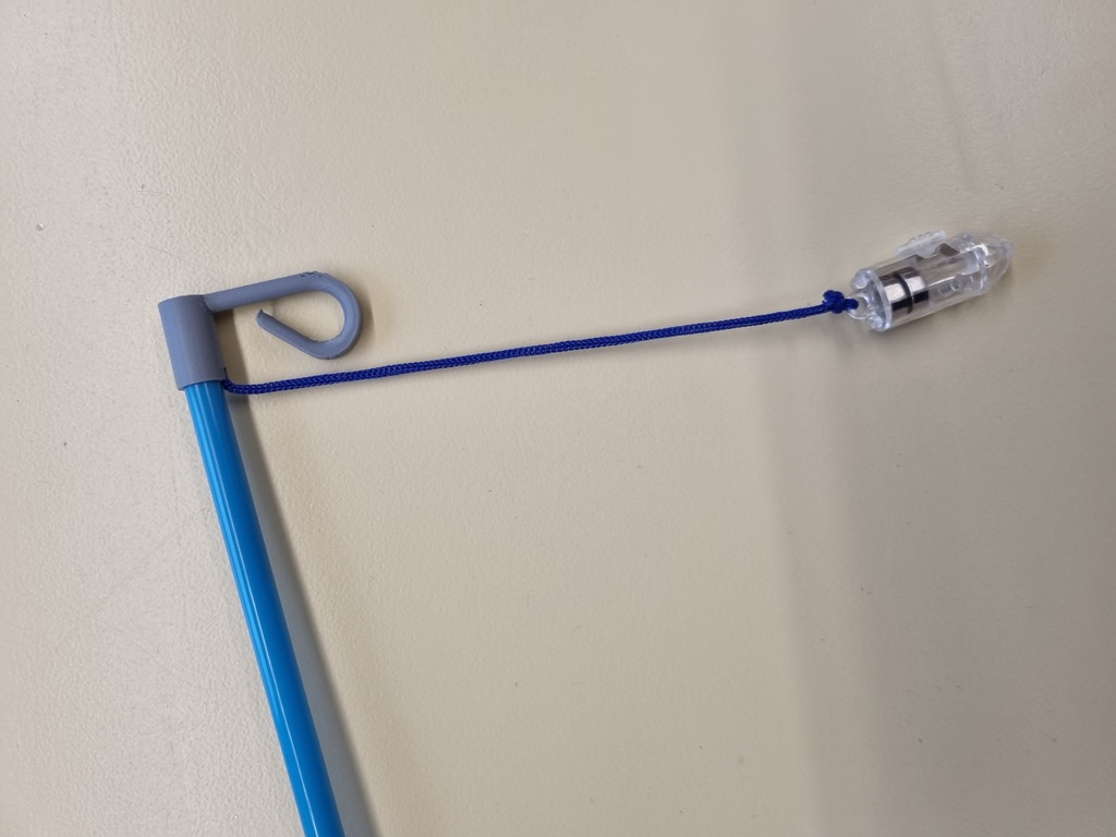 Hook cap for LED lantern pole