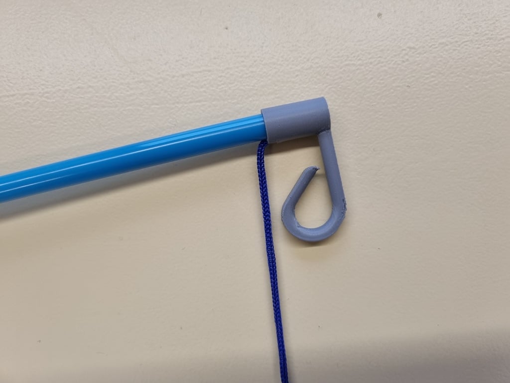 Miniatura 2 do modelo 3D Hook cap for LED lantern pole