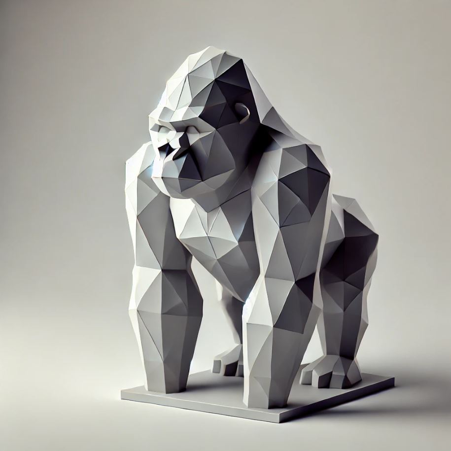 Low poly Gorilly