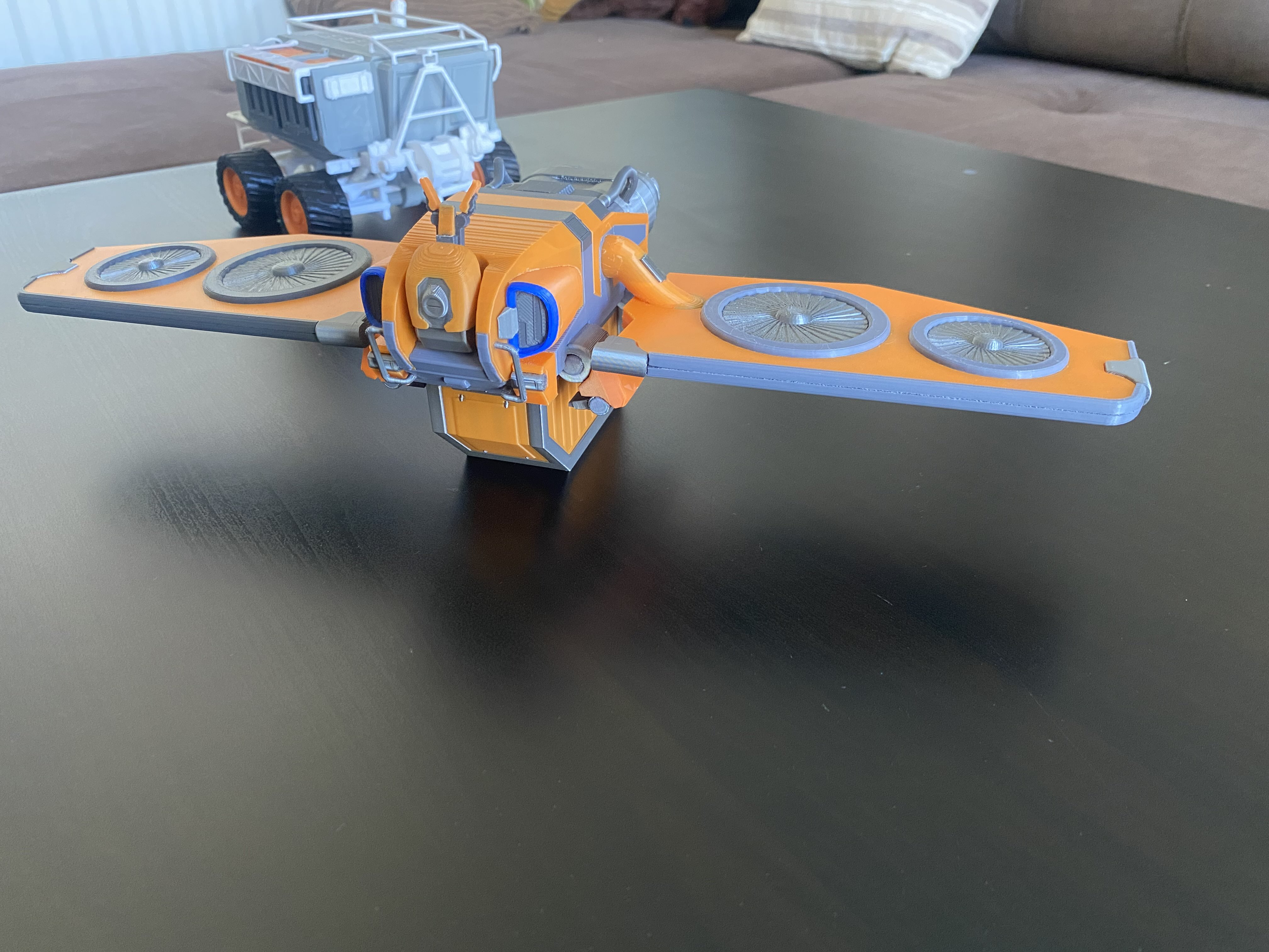 Satisfactory Tractor + Drone (Coloured and non coloured)