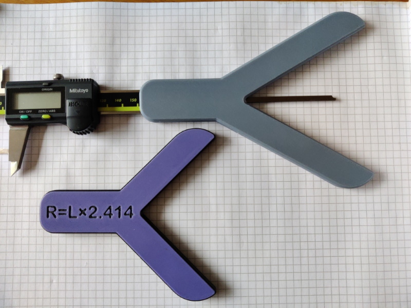Caliper Radius Gauges for up to 70 mm radius