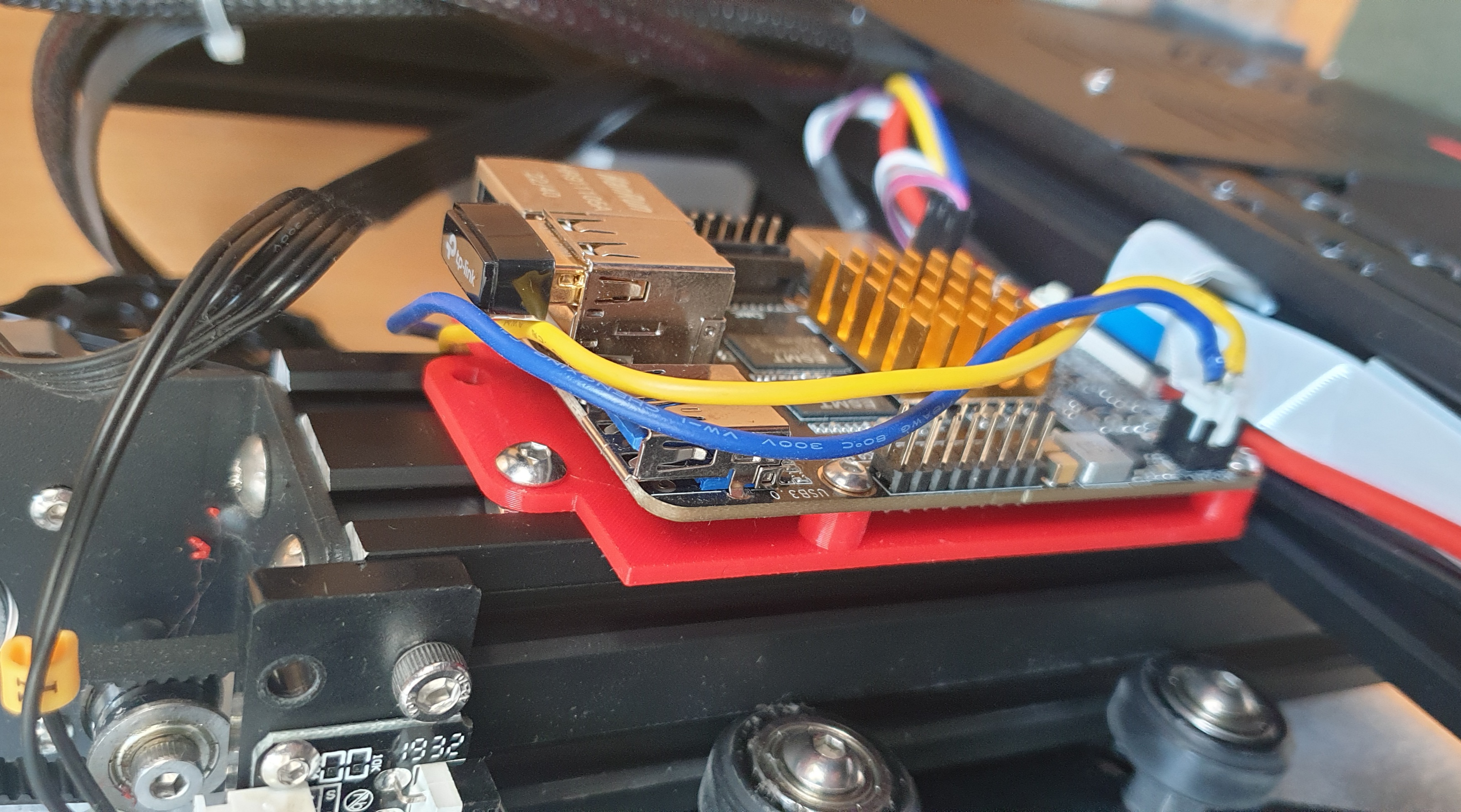 simple MKS Pi mounting plate for Ender 3 Pro
