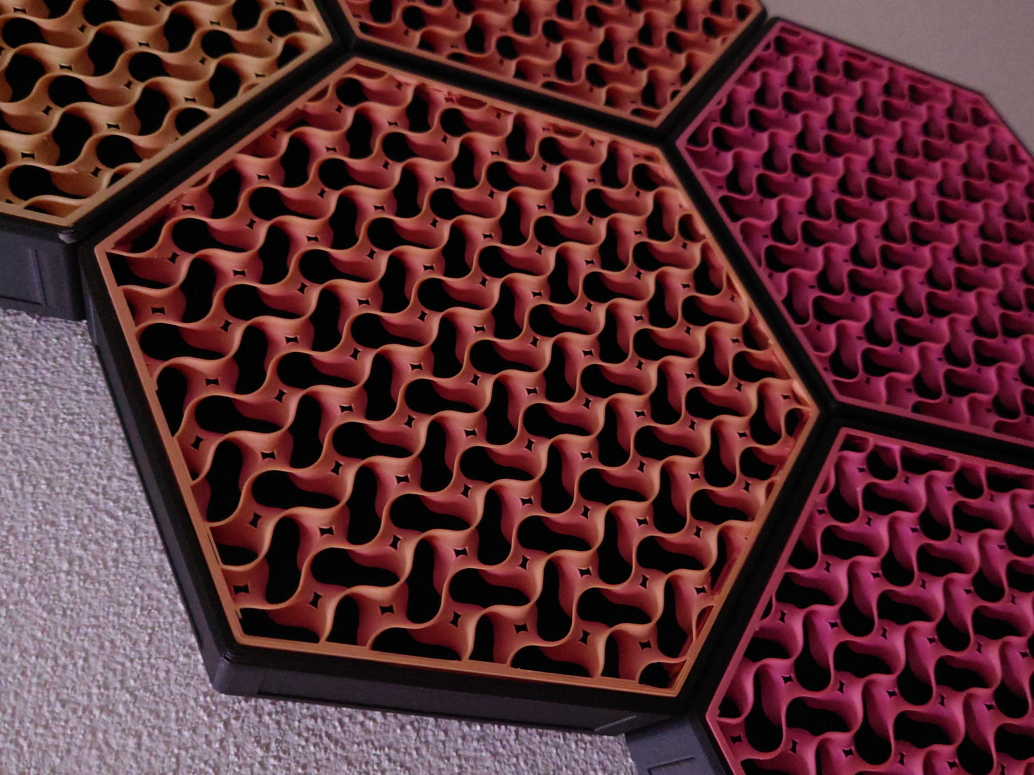 Miniatura 3 do modelo 3D Hexagonal Infill Wall Panels