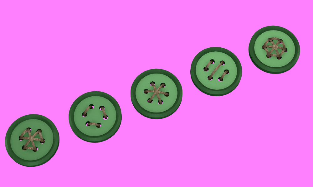 Sewing buttons #004