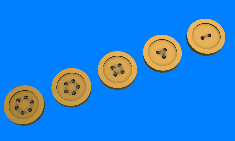 Sewing buttons #002