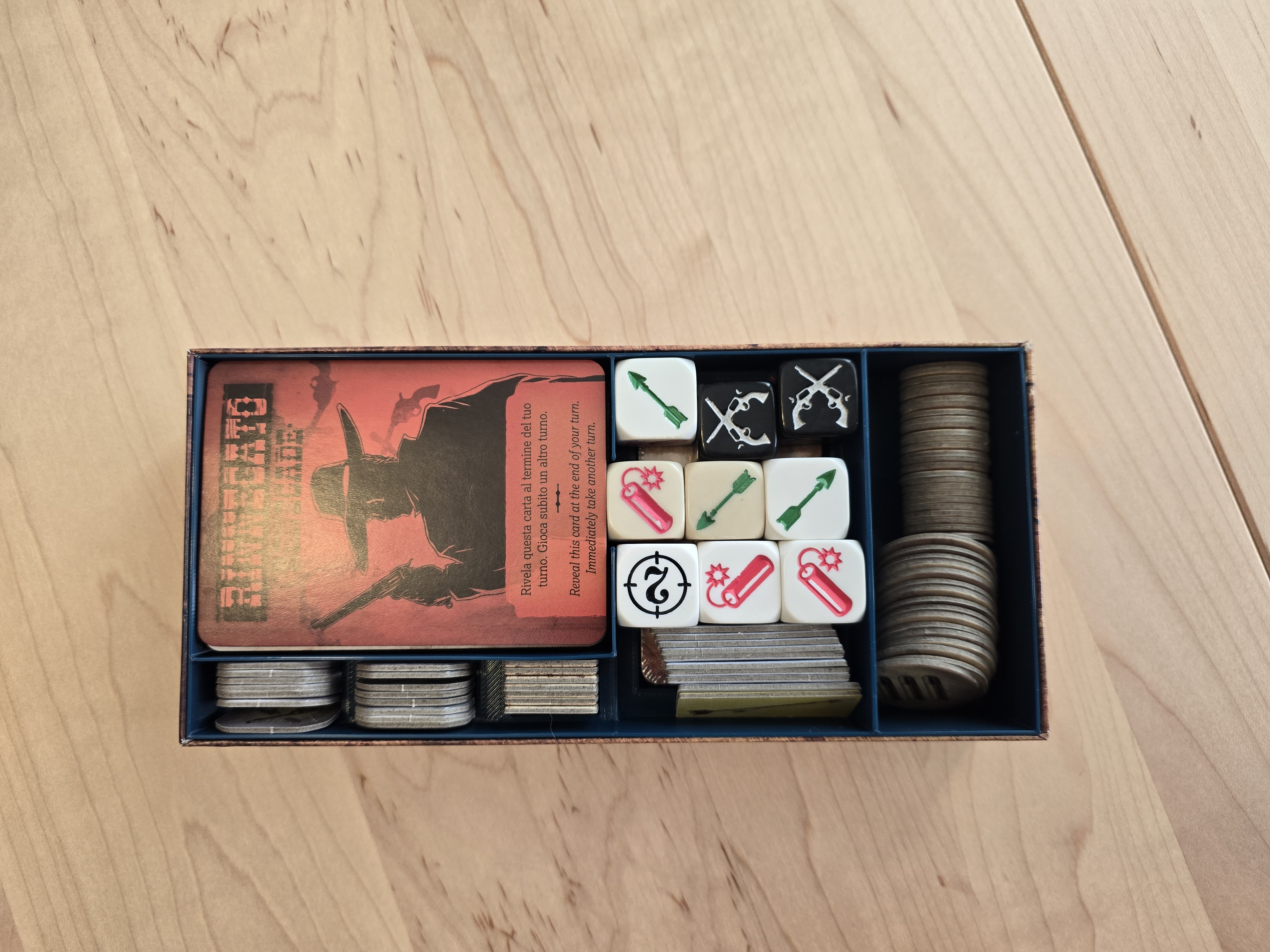 Bang Dice Insert Fits Base and Two Expansions in Expansion Box