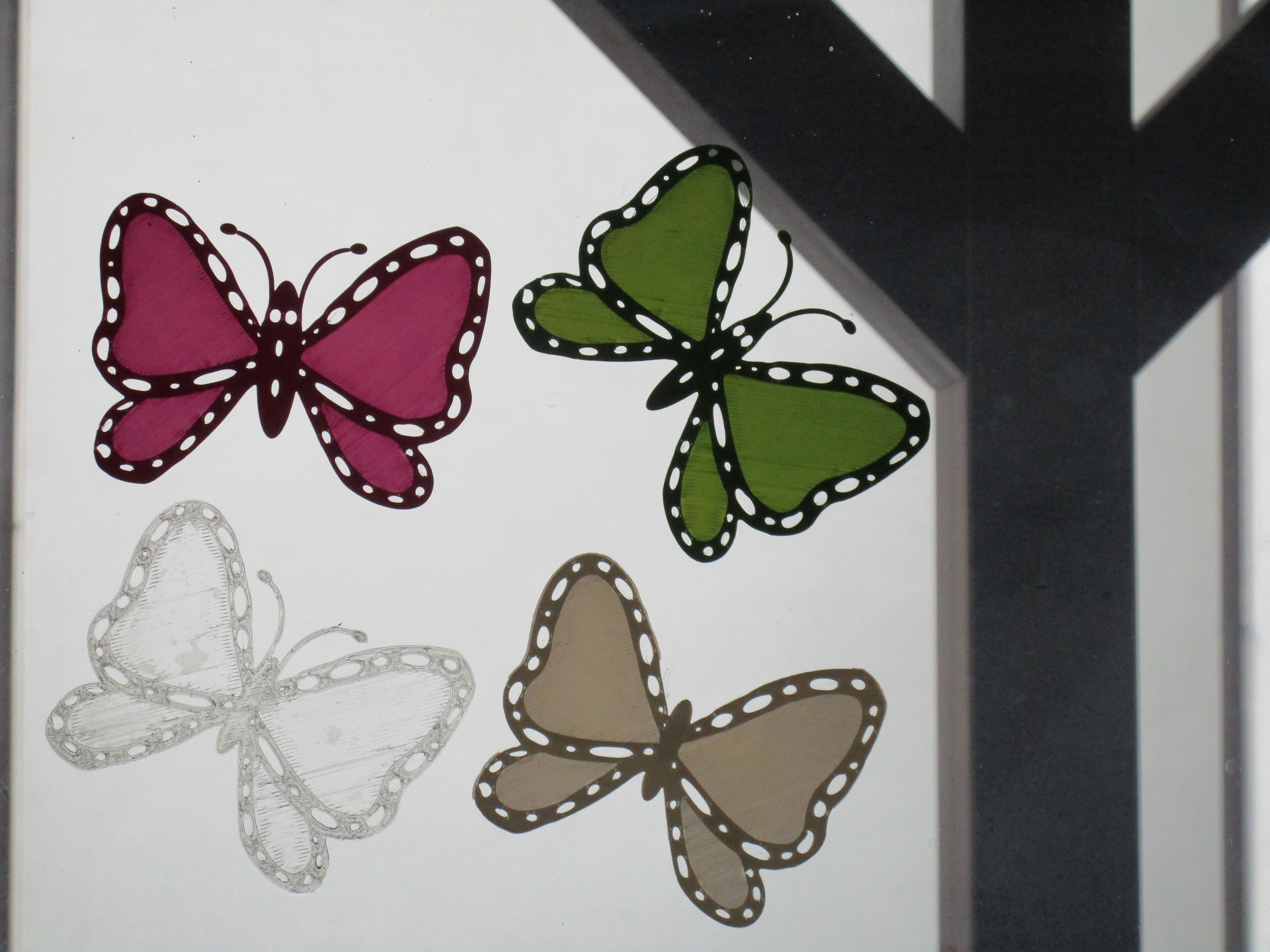 Butterfly - Window and Wall decoration, "hangable"