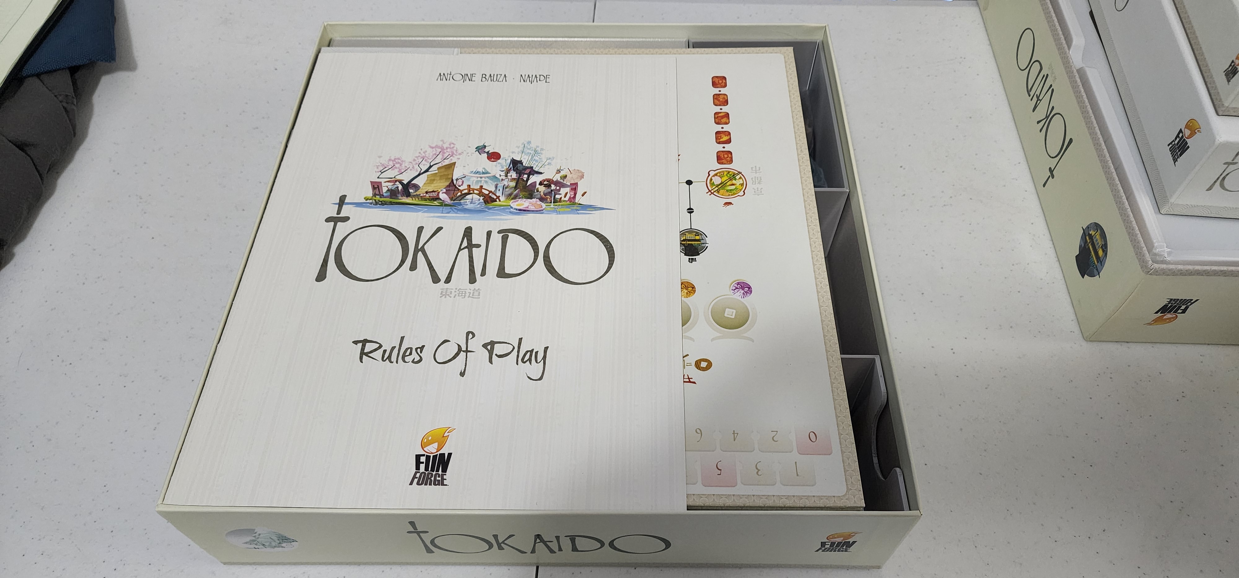 Tokaido and Expansions - Board Game Insert