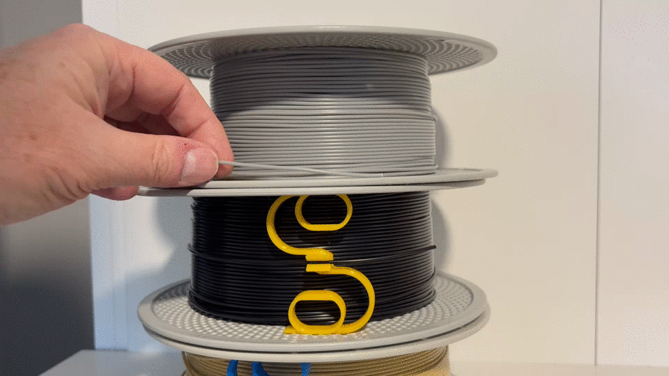 Springy Filament Clip
