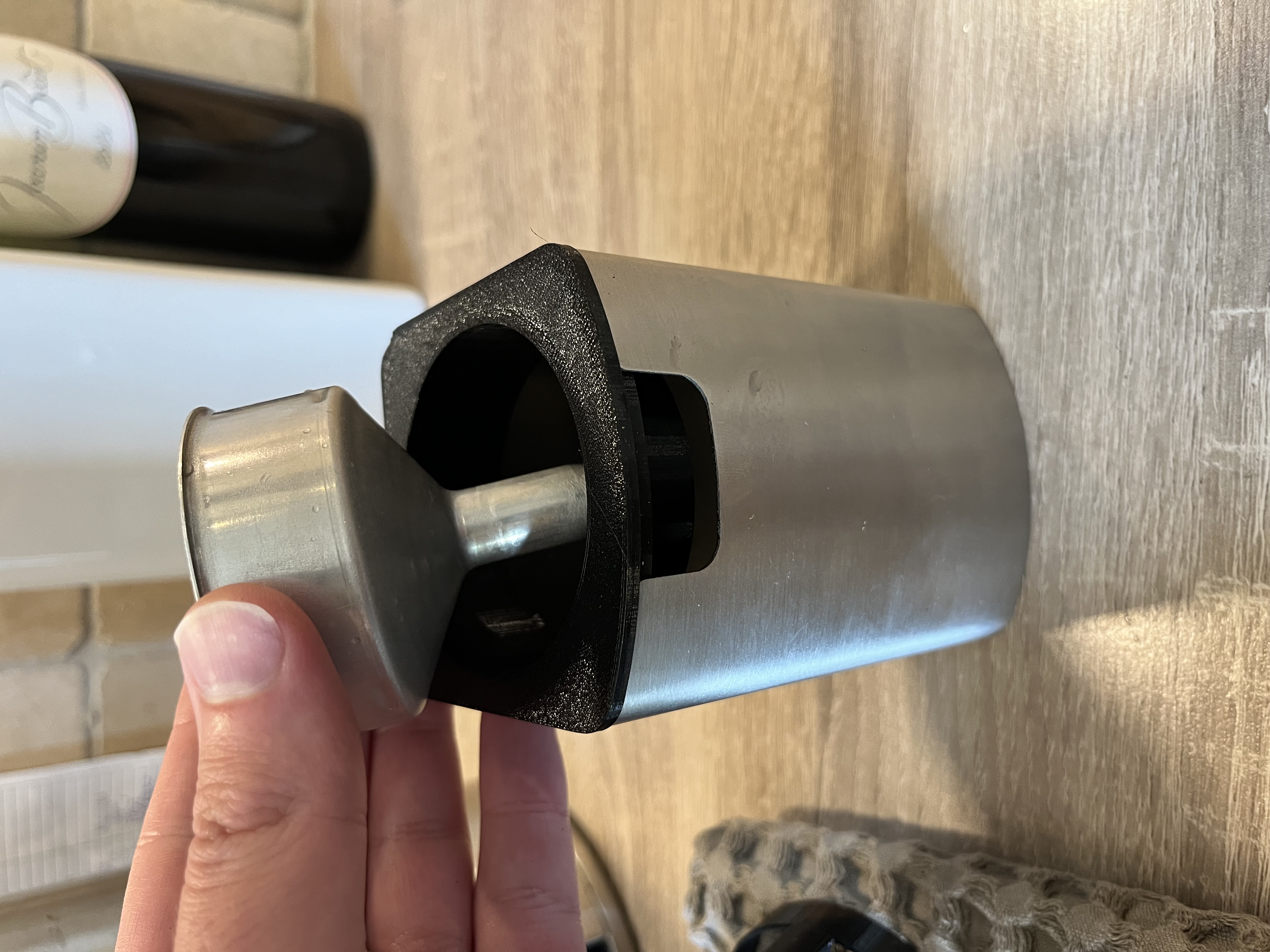Wilfa Uniform grinder, lid for Bialetti 3-cup funnel + Distribution tool