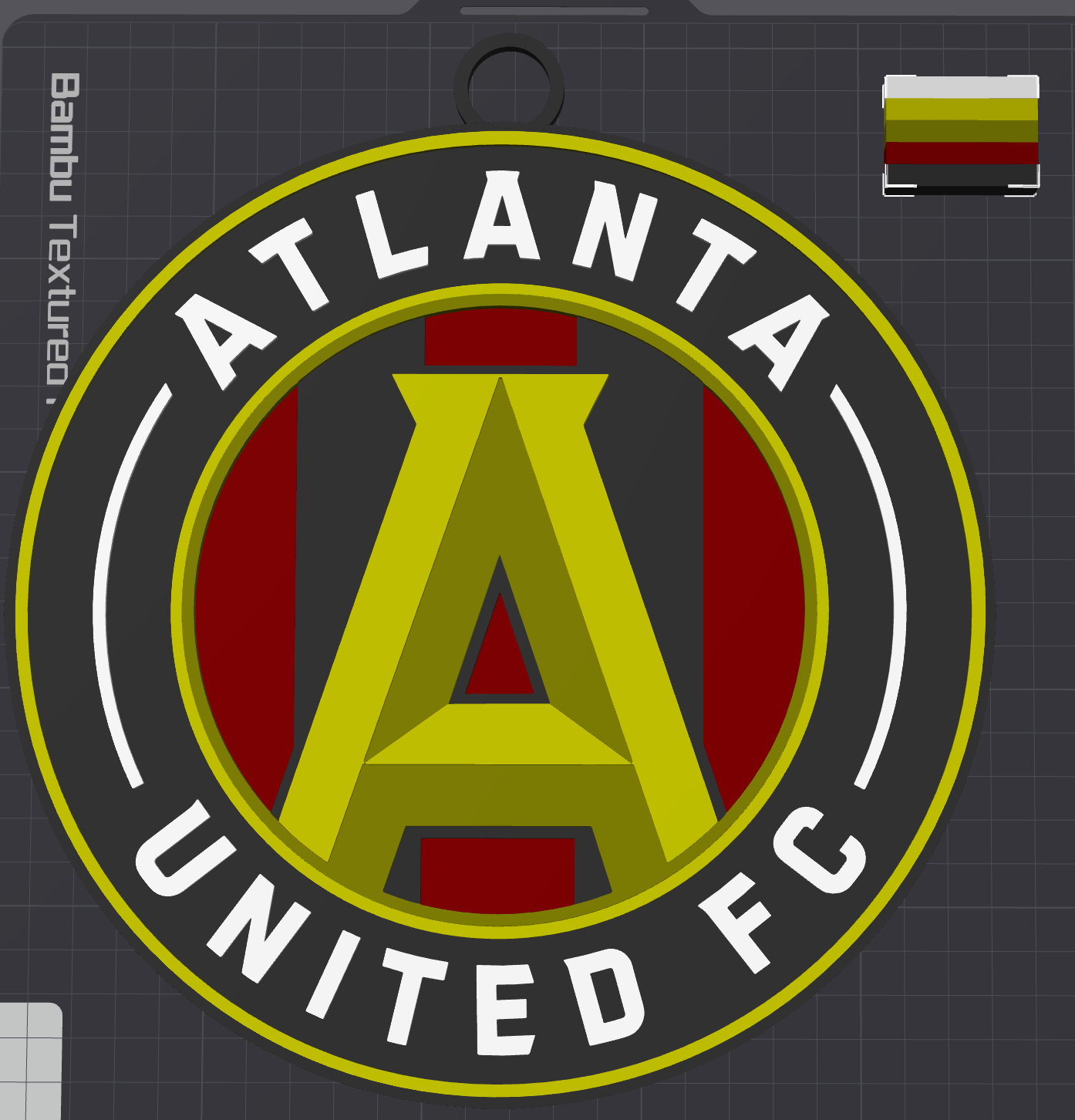 Atlanta United FC Oversized Necklace Logo