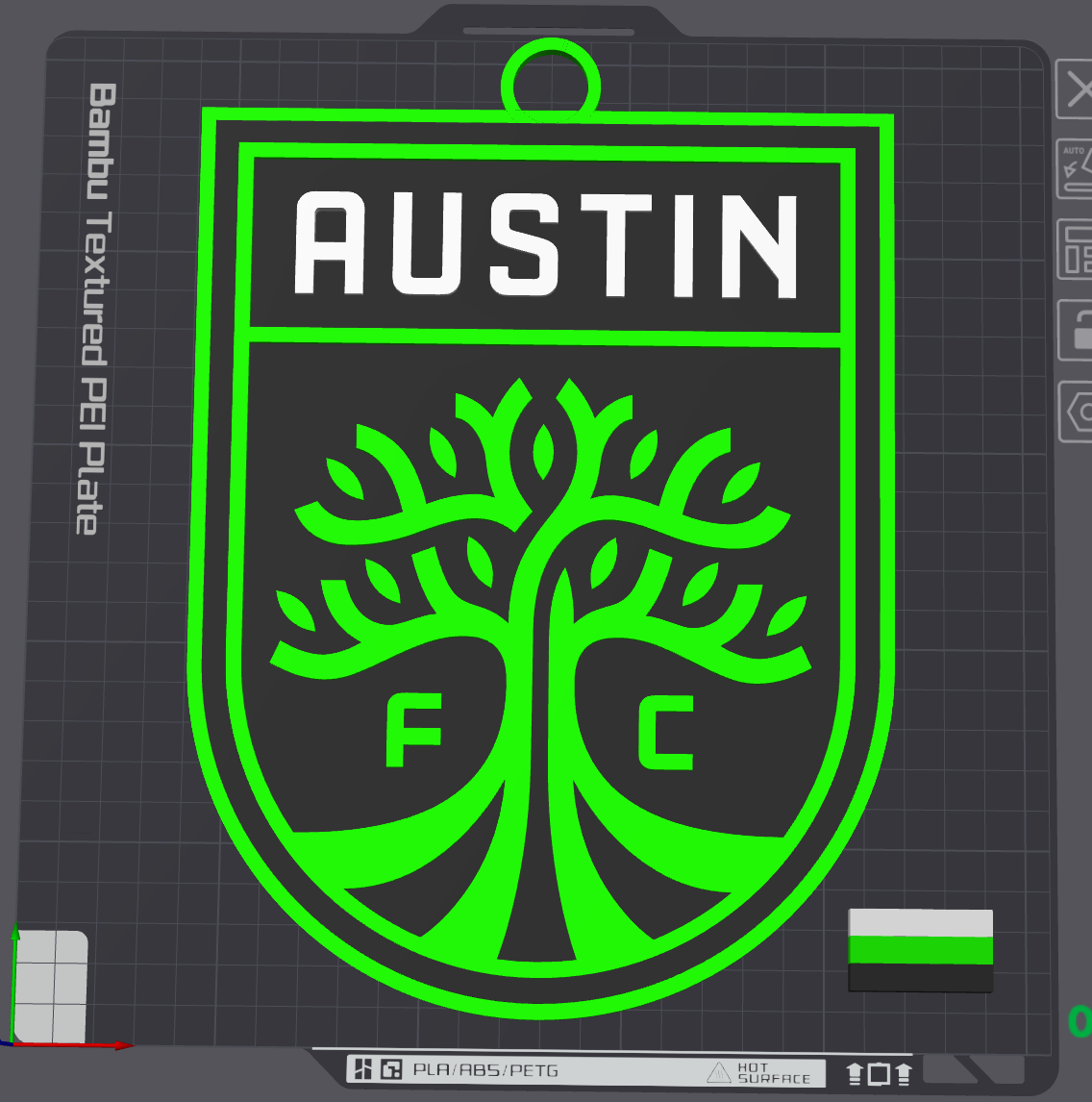 Austin FC Oversized Necklace Logo
