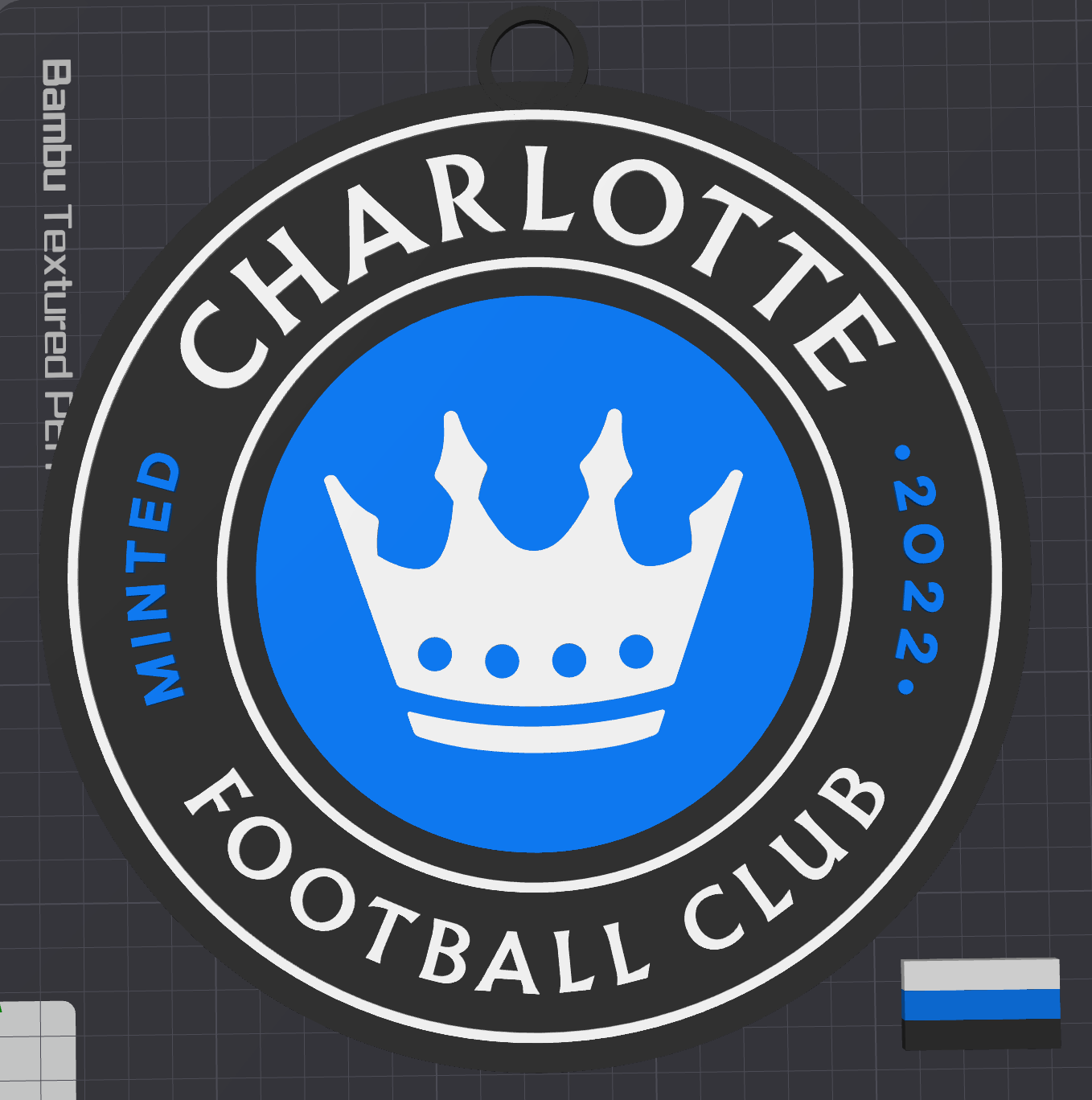 Charlotte FC Oversized Necklace Logo