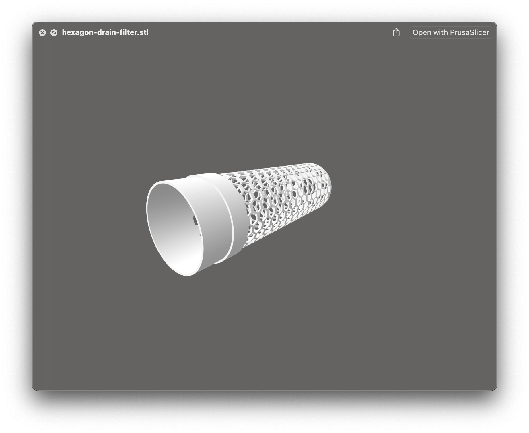 Drainage Filter v2 (Hex pattern) — miniatura 2