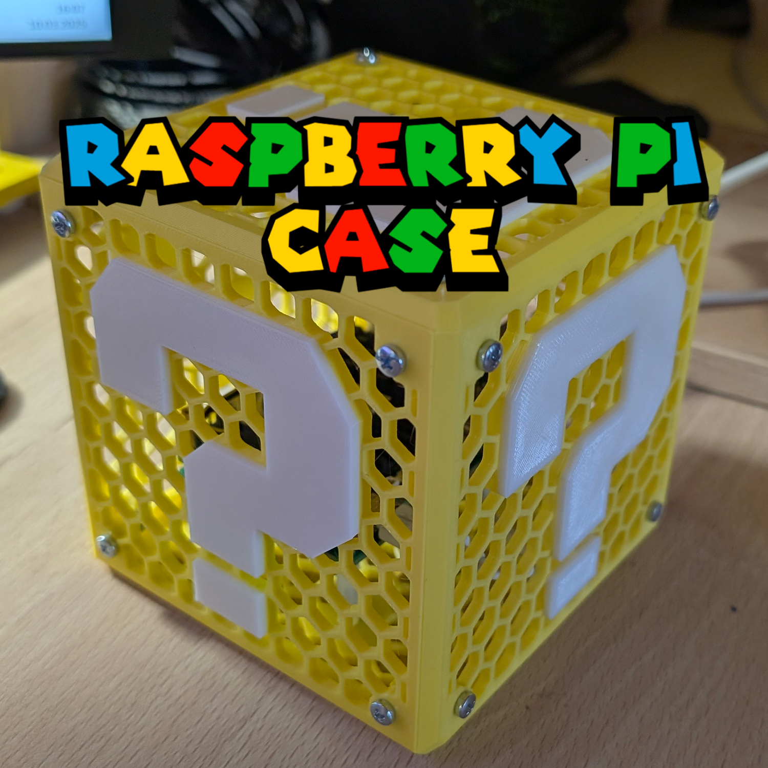 Question mark block Case for Raspberry Pi 4/5