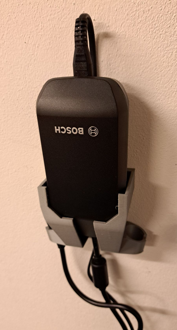 Wall mount for Bosch ebike Battery Charger 2A BPC3200