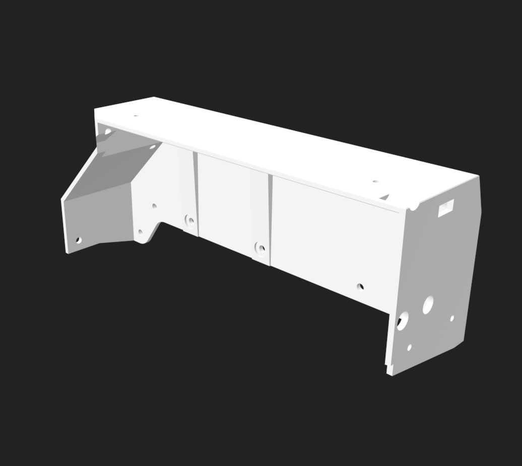 Landy 5 Rear wheelhouse 6mm holes for lights in correct places