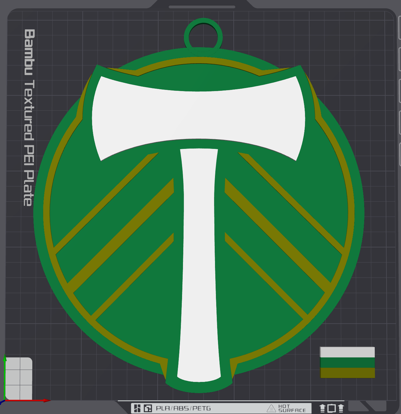 Portland Timbers Oversized Necklace Logo