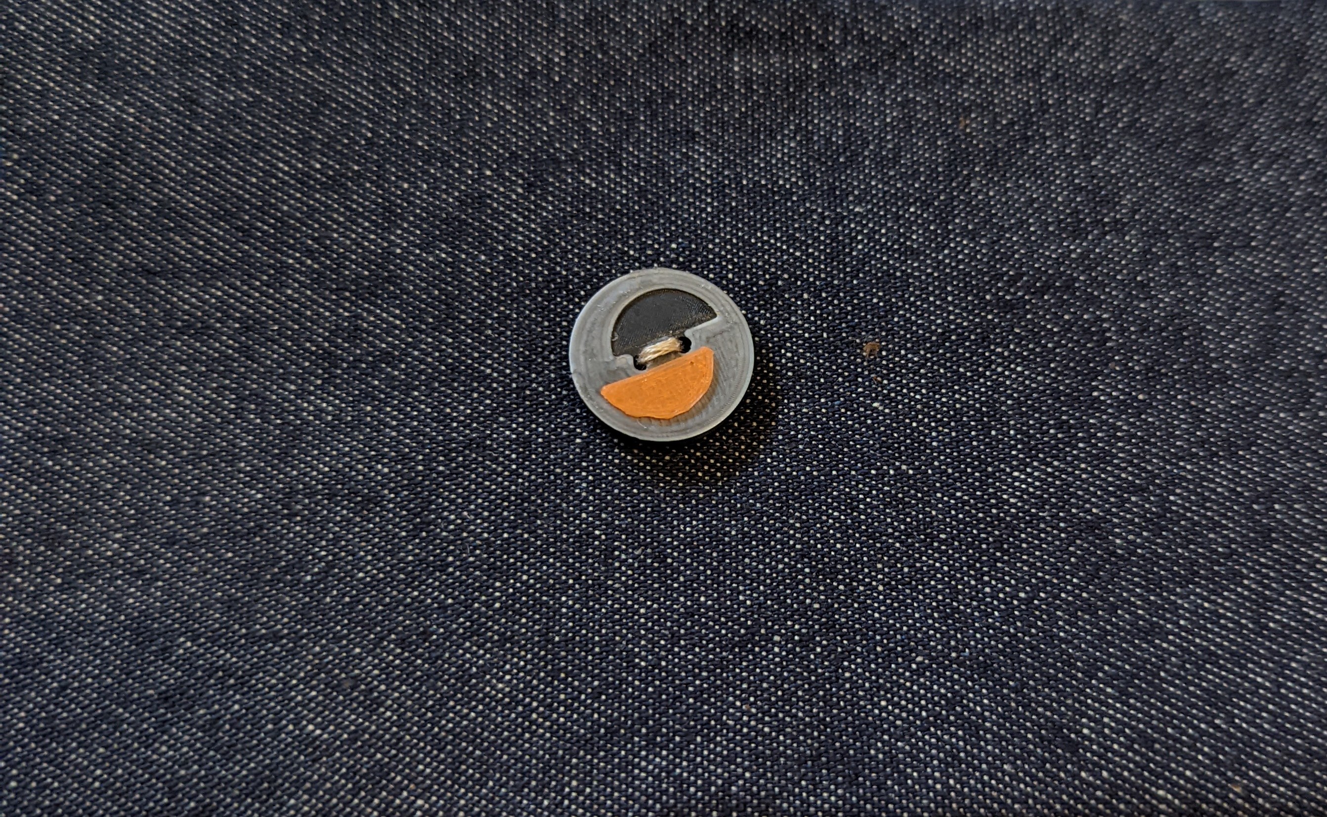 Sewing button PrusaSlicer logo