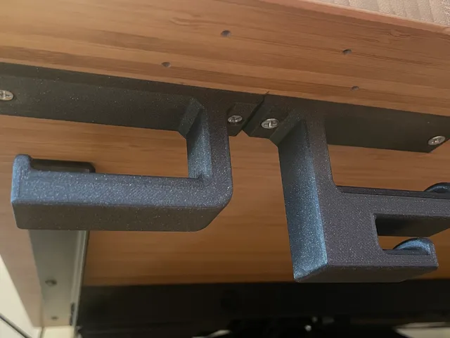 Under-Desk Headphone Hanger