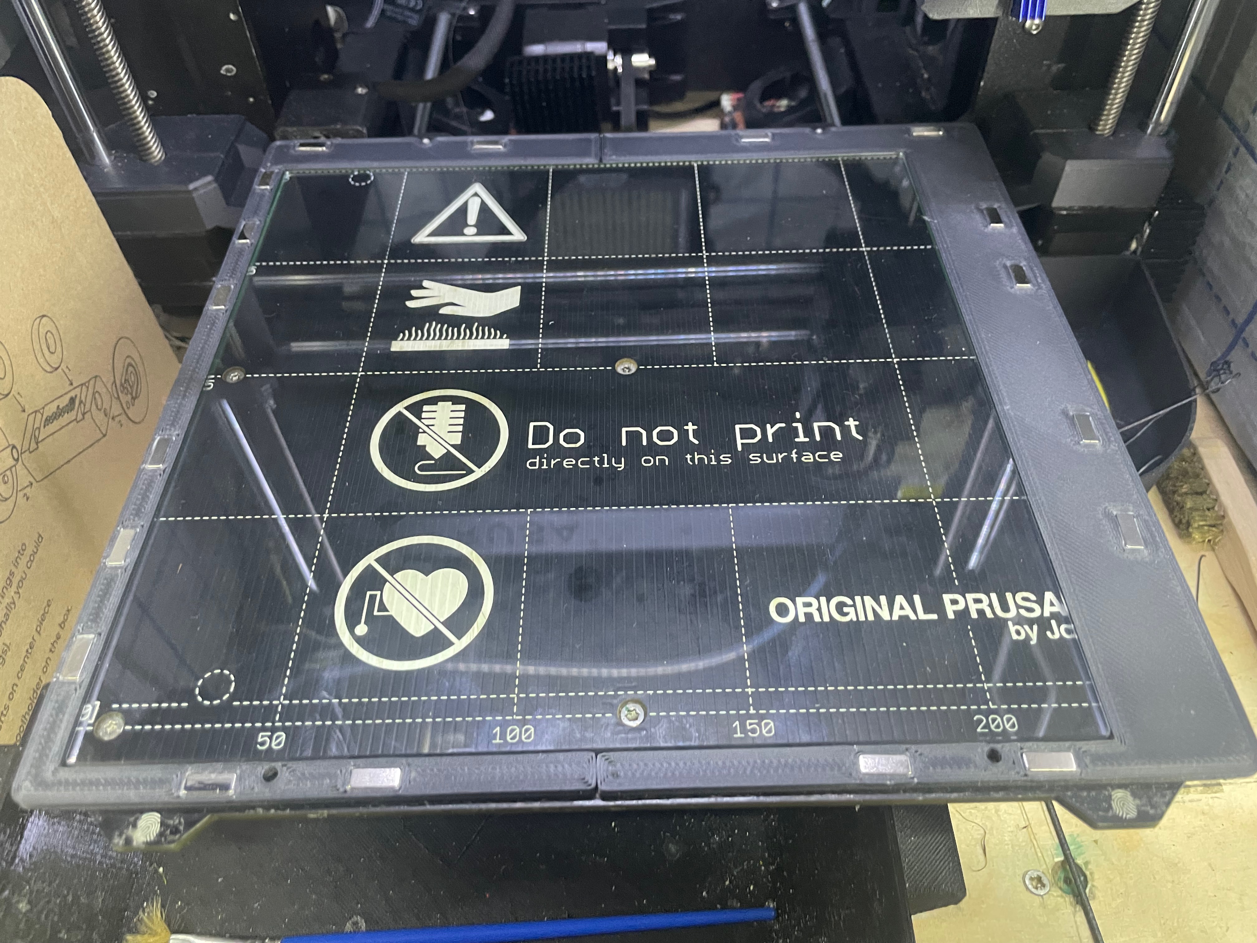 Glass buildplate adapter frame for MK4 printers