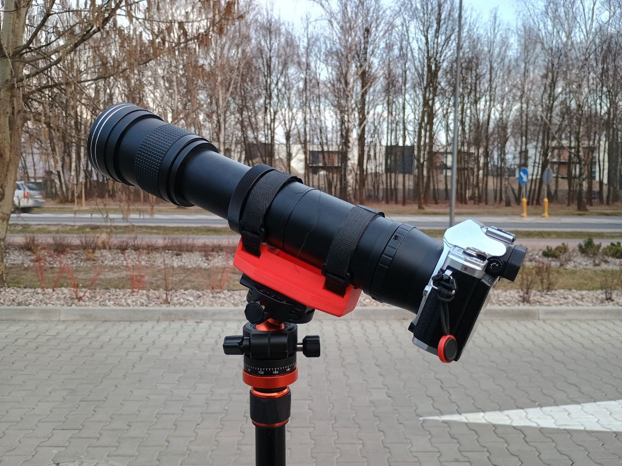 Mount for 420-800mm Telephoto Lens (1/4" & 3/8")