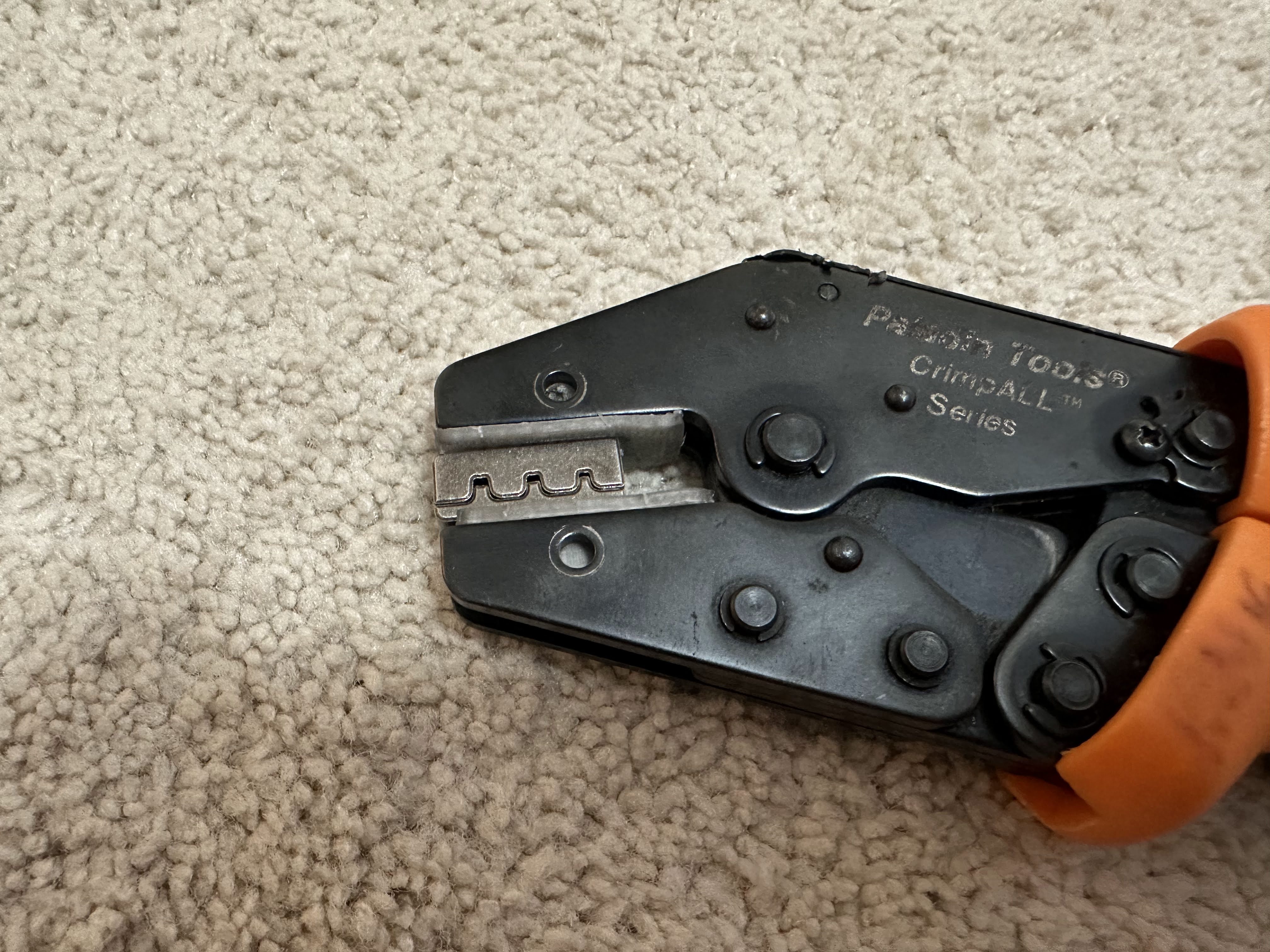 Crimper Die Adapter for Paladin Tools Crimp-All Crimper (or other similar size crimpers with replaceable dies)
