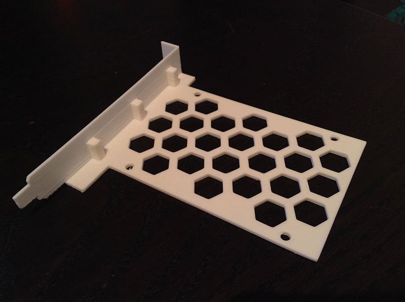Miniatura 4 do modelo 3D PCI harddisk bracket