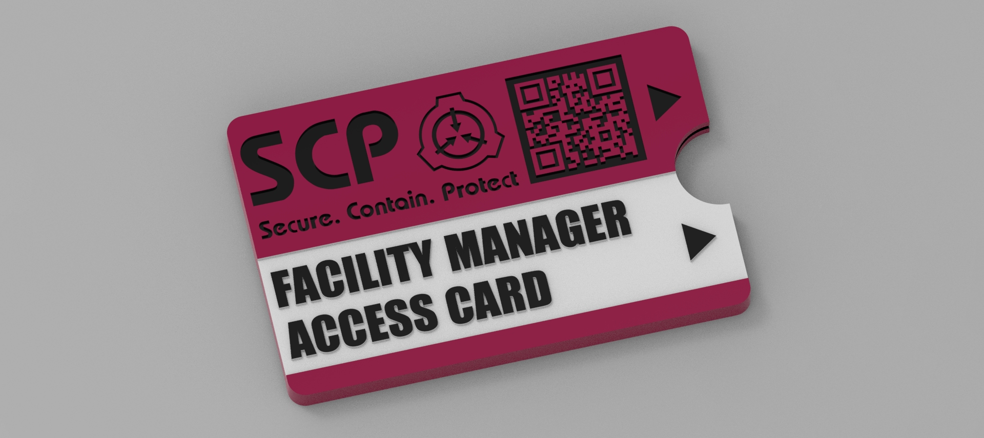 SCP - FACILITY MANAGER ACCESS CARD