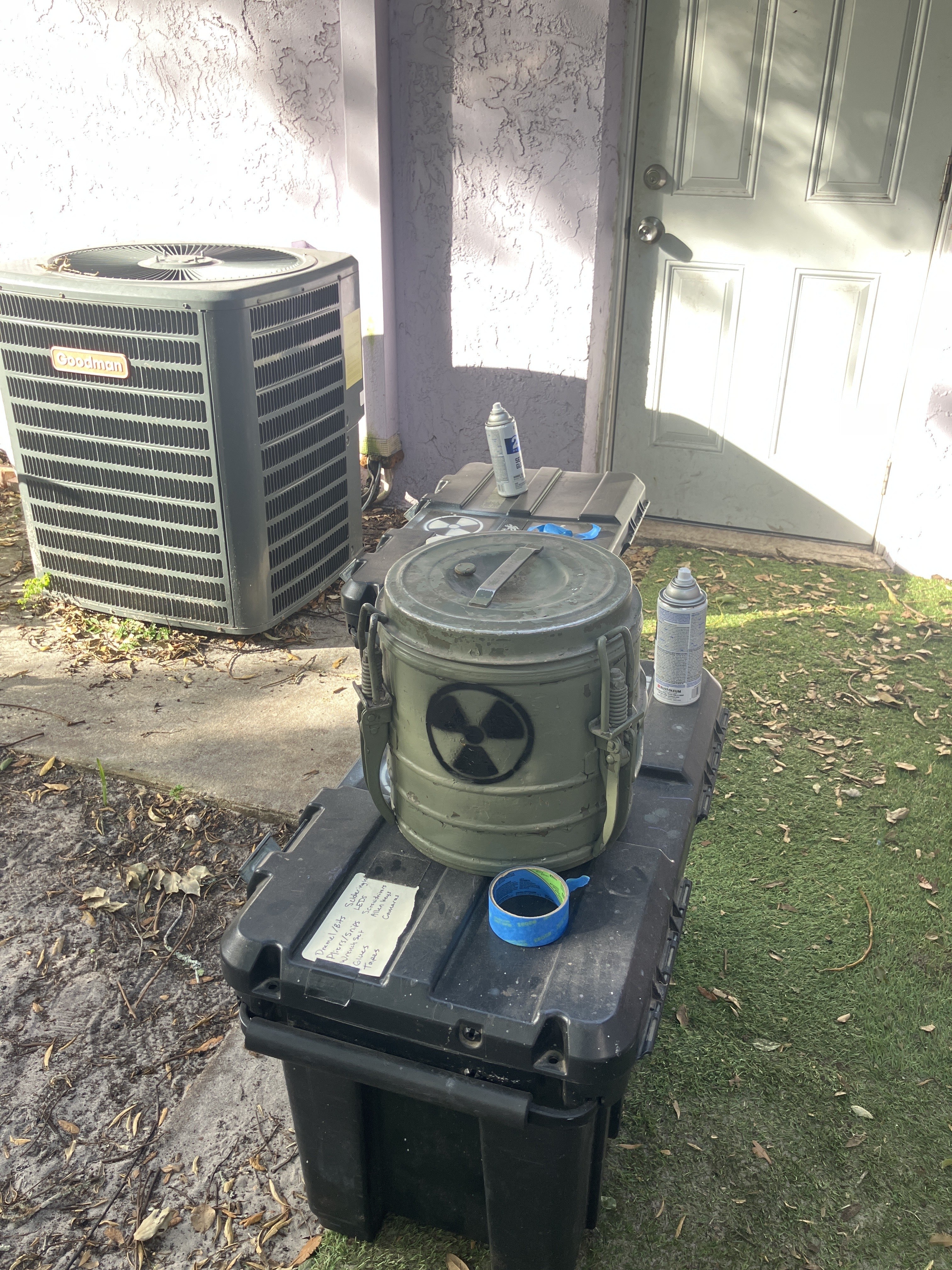 Radioactive Symbol Stencil
