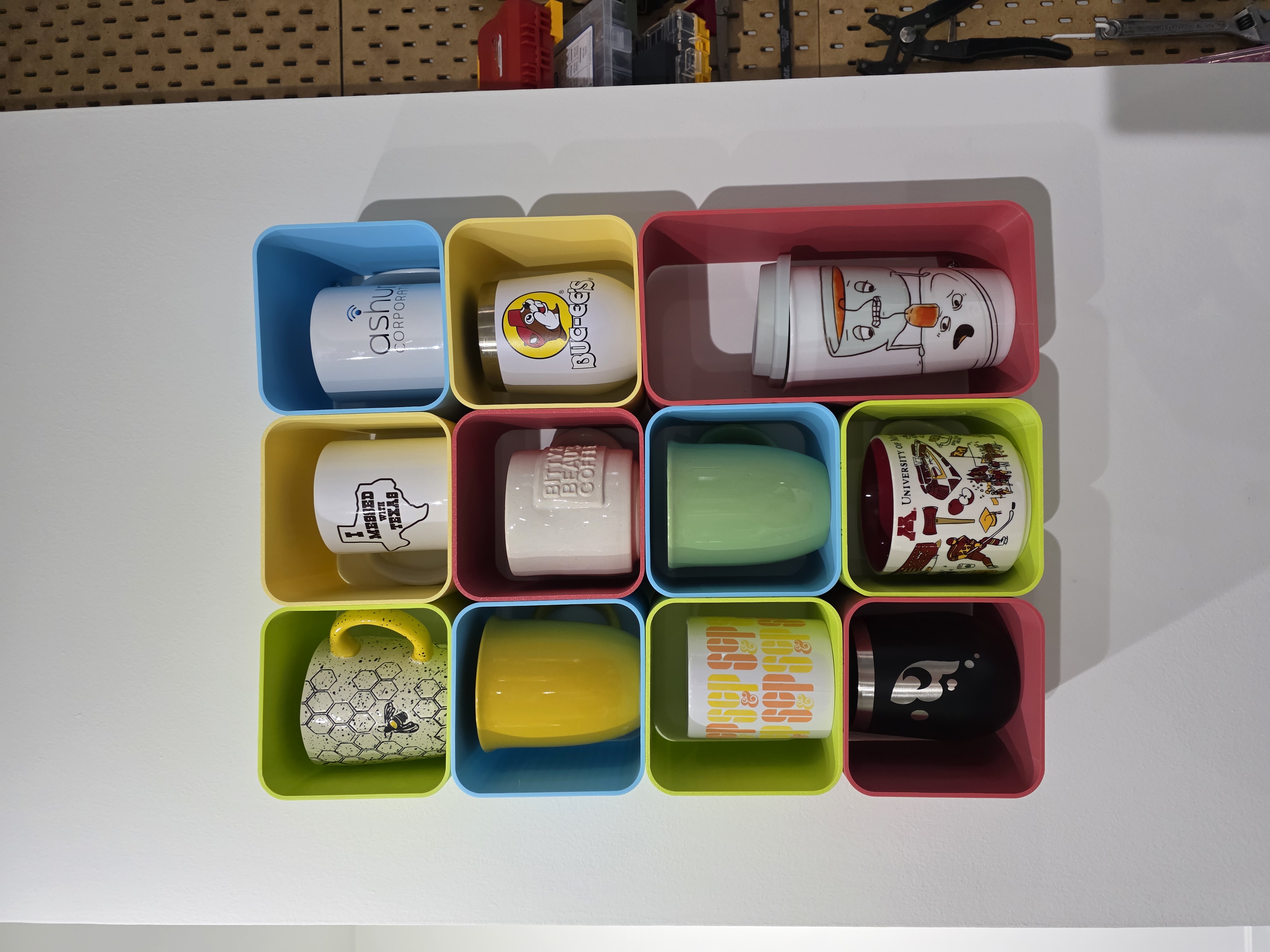 Modular Mug Cubbies
