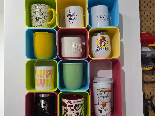 Modular Mug Cubbies