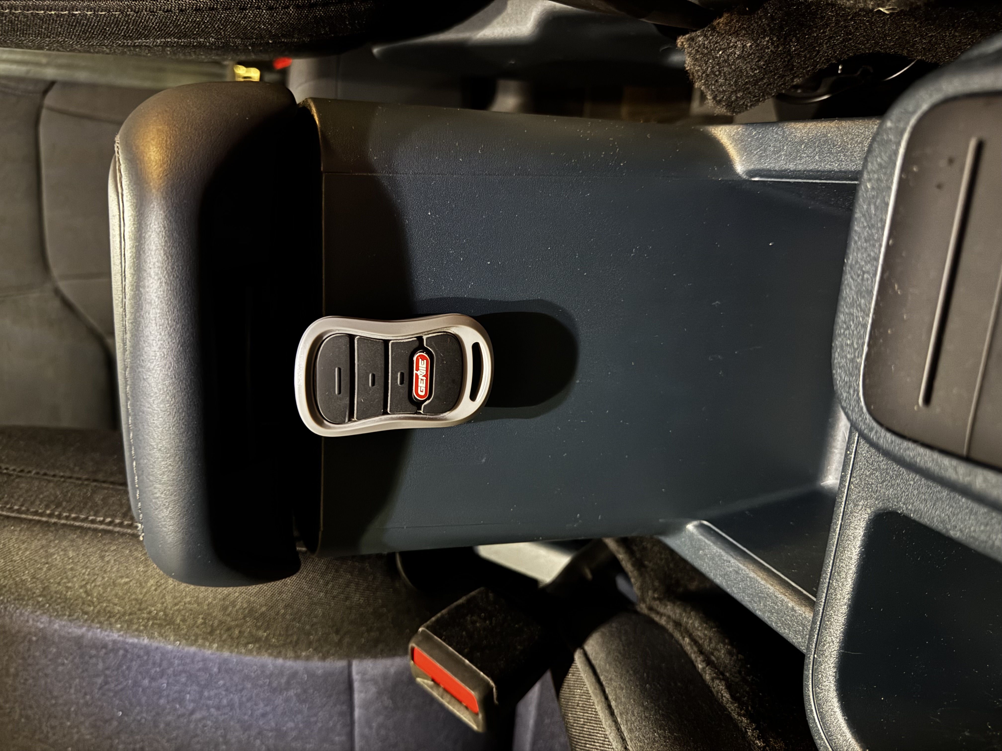 Ford Maverick Armrest Mount For Genie Garage Remote