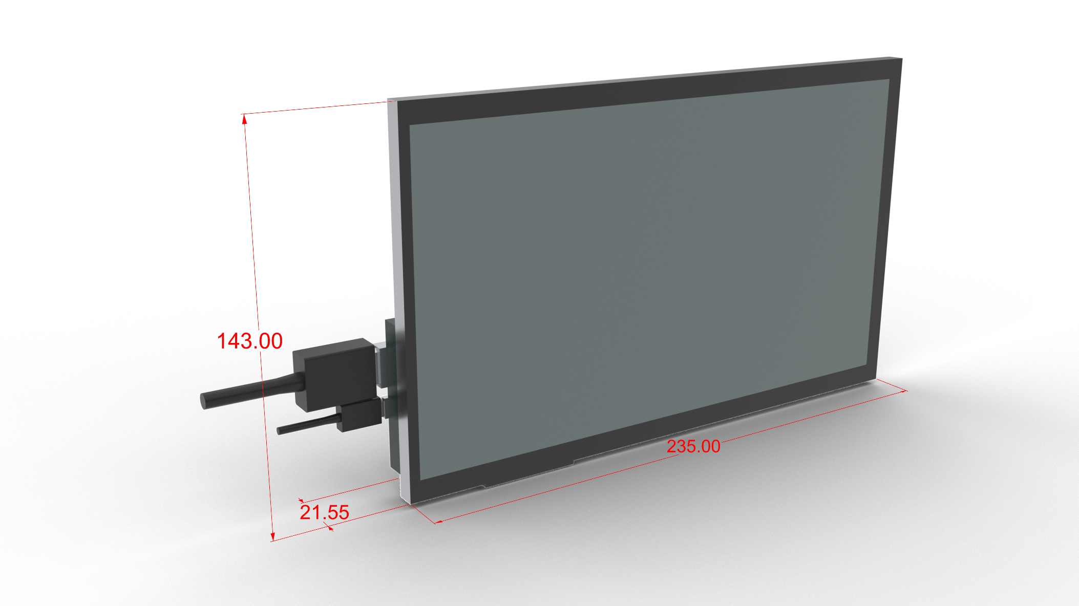 HMTECH 10.1" LCD Screen Stand-In