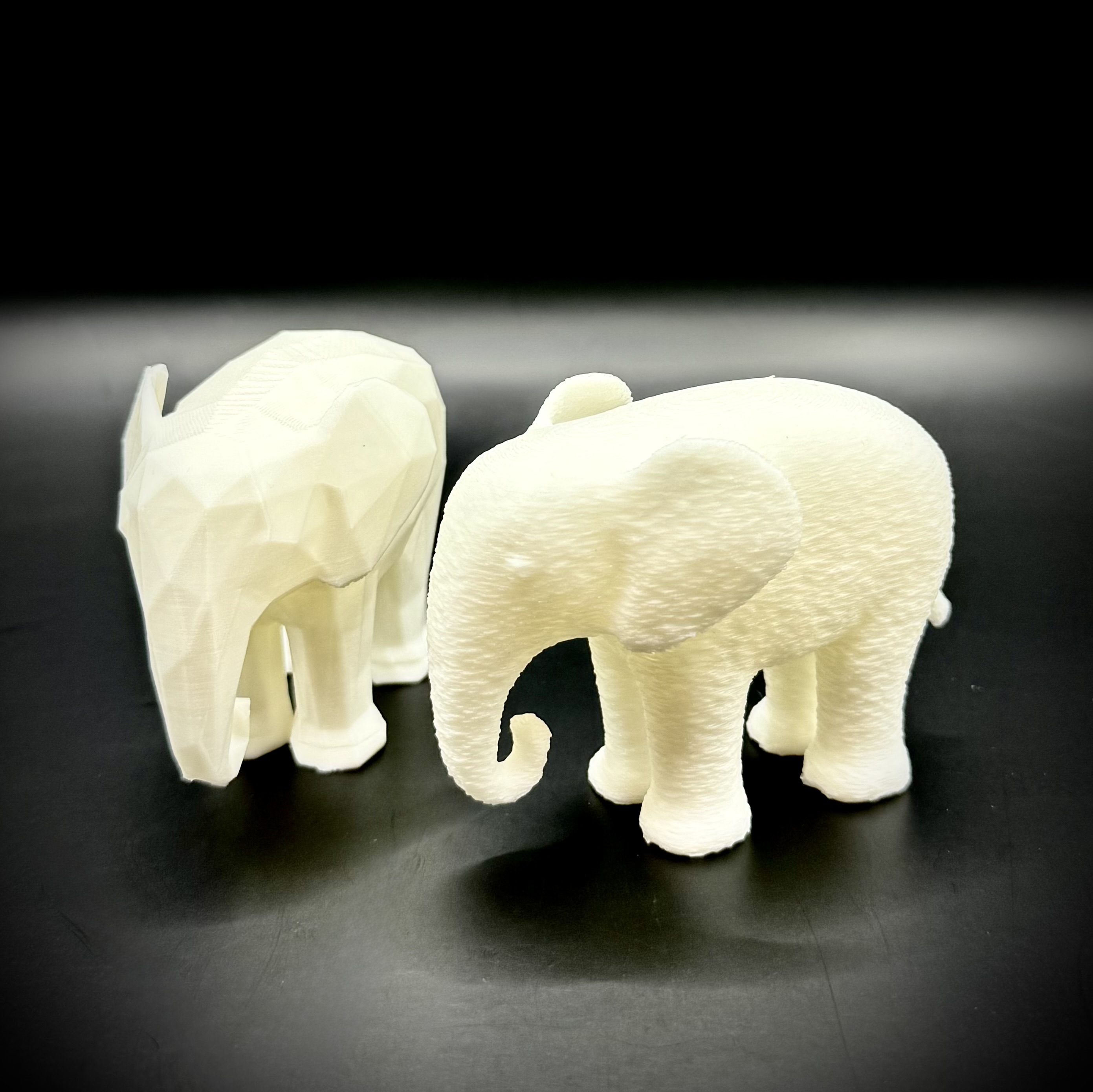 Minimalistic Elephant Decor x2