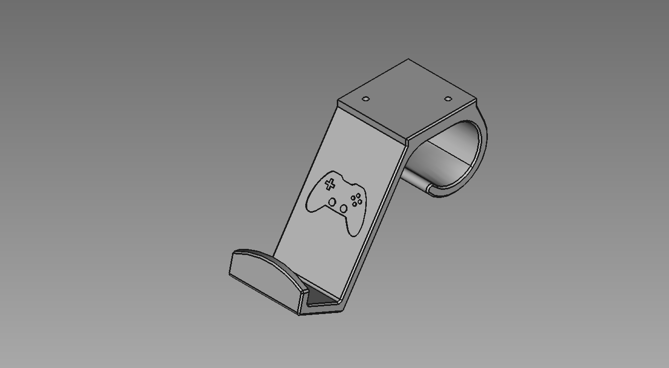 Miniatura 2 do modelo 3D Controller and Headset Hook