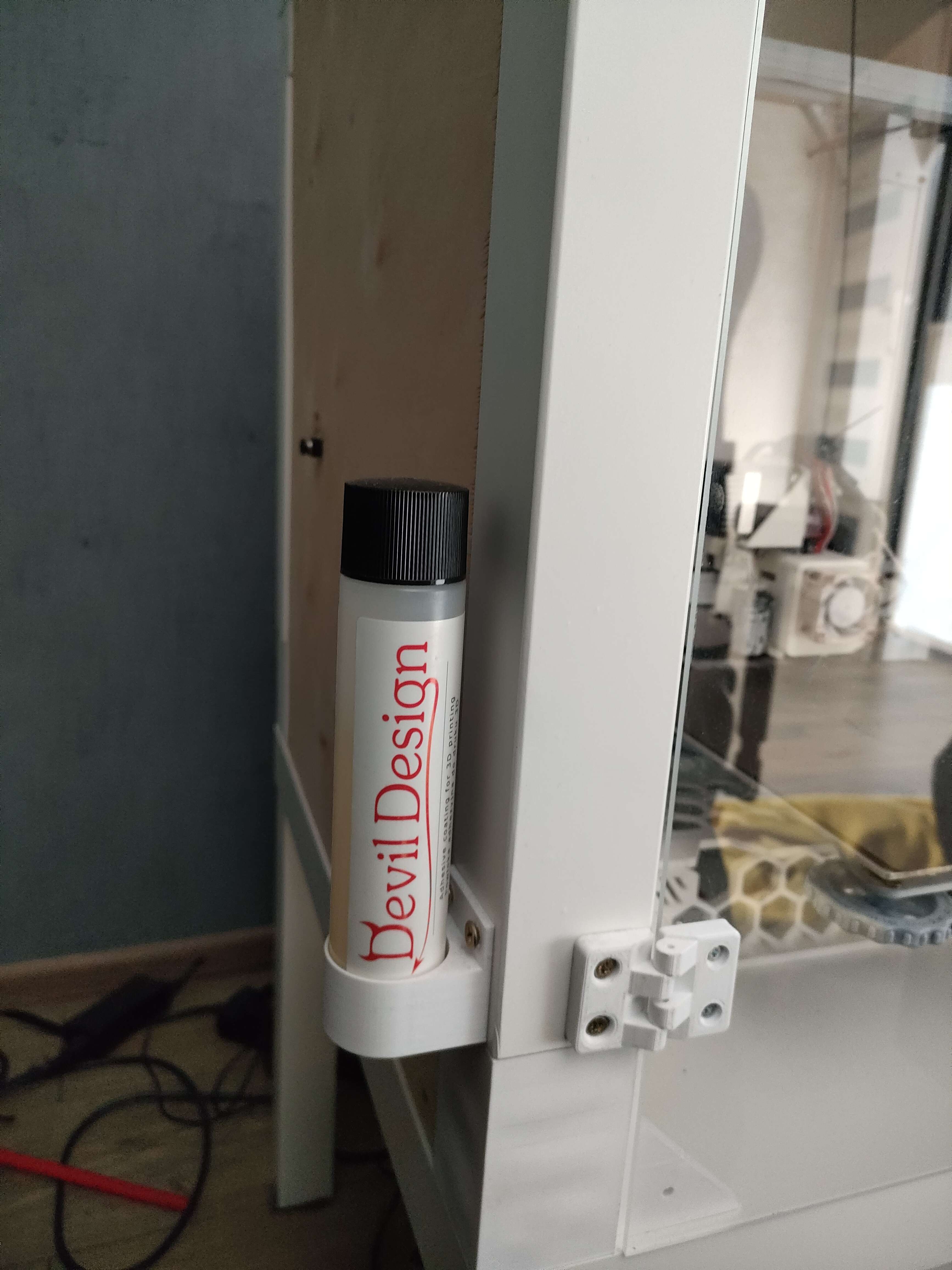 Ikea lack devil design adhesive holder