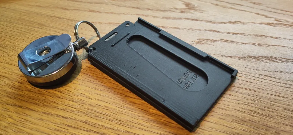 Double access card holder, id03.05 by dbv | Download free STL