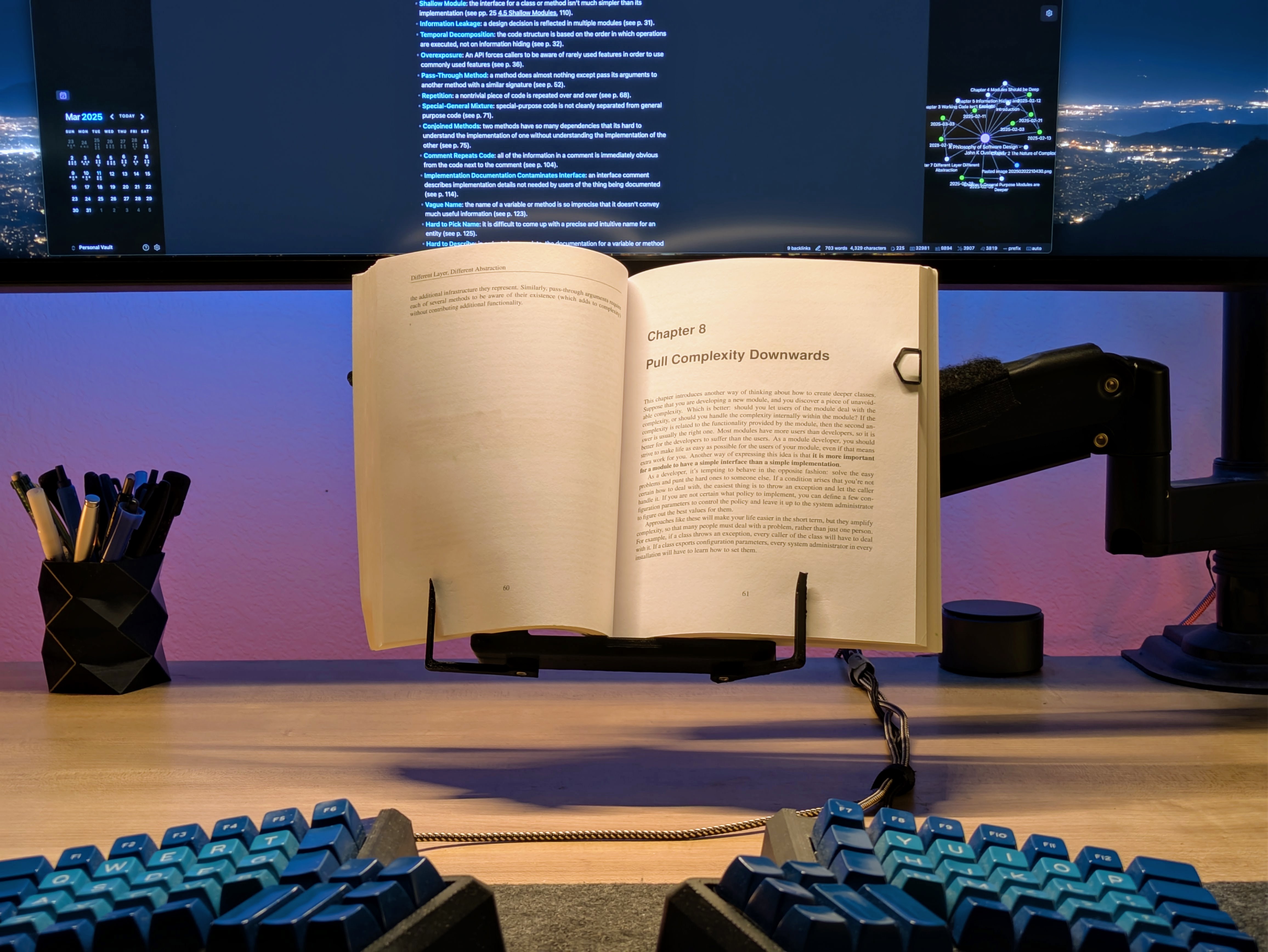 Vesa Mount Book Holder