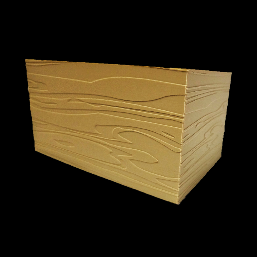 Rectangular Planter with Stylish Wood Texture — miniatura 6