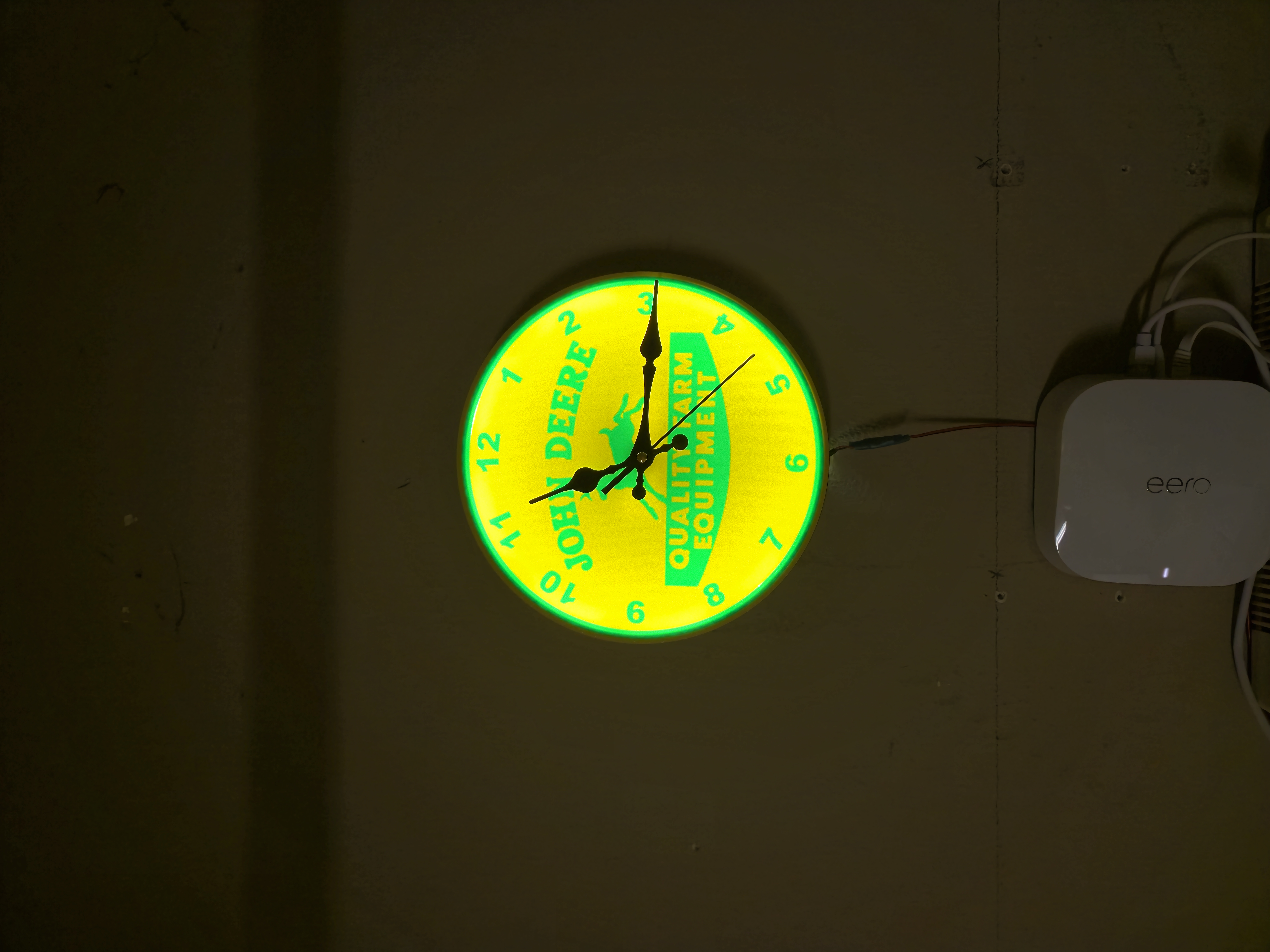 John Deere Lightbox Clock — thumbnail 2