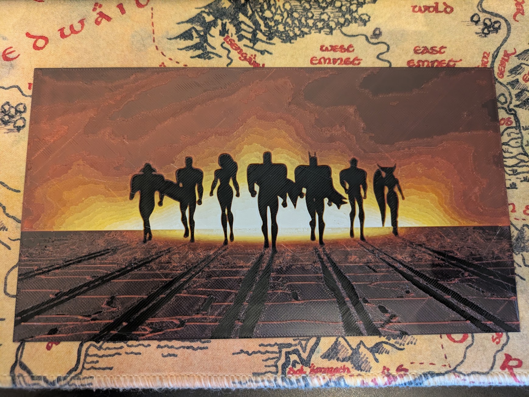 Justice League opening intro scene