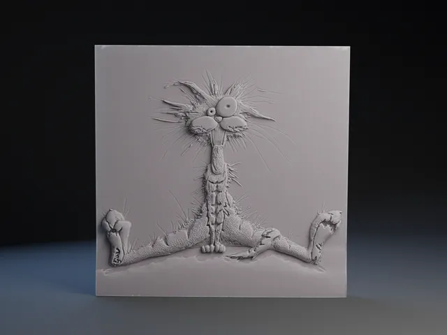 Bill the Cat : 3d Plaque