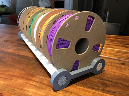 Adjustable Filament Spool Rack